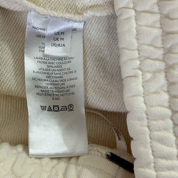 Free people cream straight leg drawstring sweater pants - Picture 8 of 9